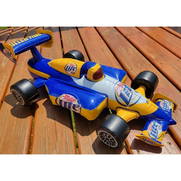 Miller Lite Racing Inflatable Indy Car 2003 2 Foot Long Beer Advertising Rare F1 - Picture 1 of 8